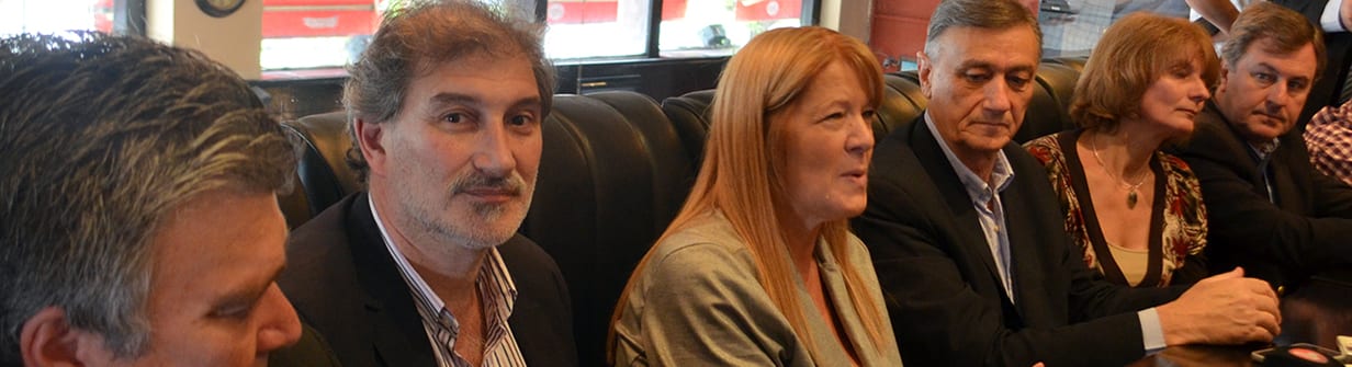 BINNER Y STOLBIZER RECORRIERON LA PLATA
