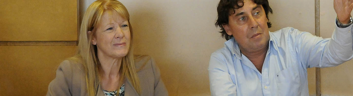 LA CANDIDATA A PRESIDENTA CON MICHELI EN LA CTA